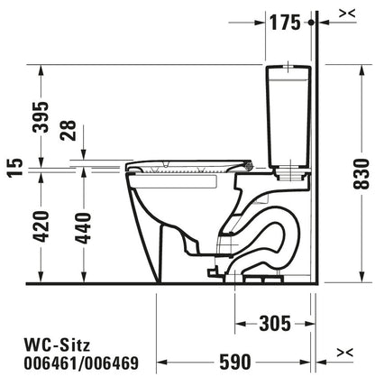 Duravit Happy D.2 Toilet seat