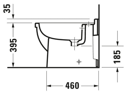 Duravit Starck 3 Floorstanding bidet