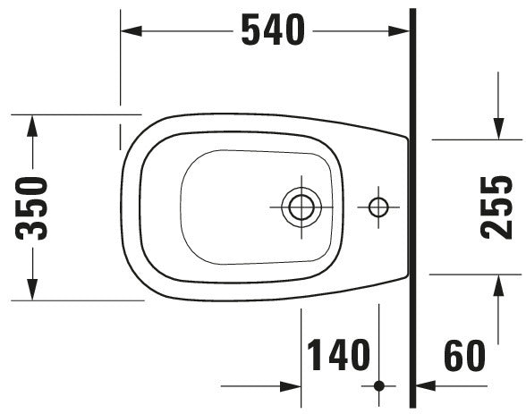 Duravit D-Code Floorstanding bidet
