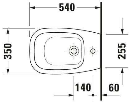 Duravit D-Code Floorstanding bidet