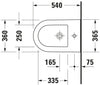Duravit Darling New Wall-mounted bidet