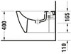 Duravit Darling New Wall-mounted bidet