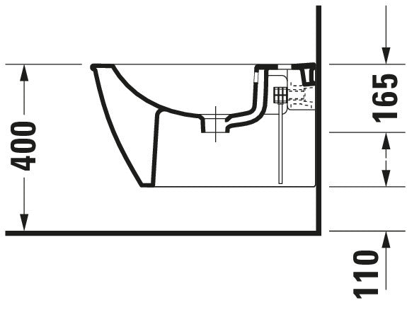Duravit Darling New Wall-mounted bidet