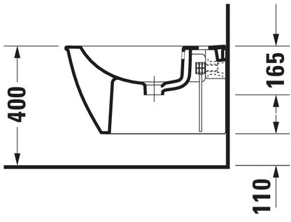 Duravit Darling New Wall-mounted bidet