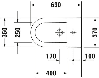 Duravit Darling New Floorstanding bidet