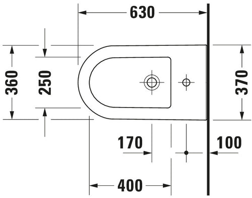 Duravit Darling New Floorstanding bidet