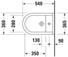 Duravit Starck 3 Wall-mounted bidet