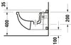 Duravit Starck 3 Wall-mounted bidet
