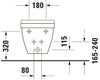 Duravit Starck 3 Wall-mounted bidet
