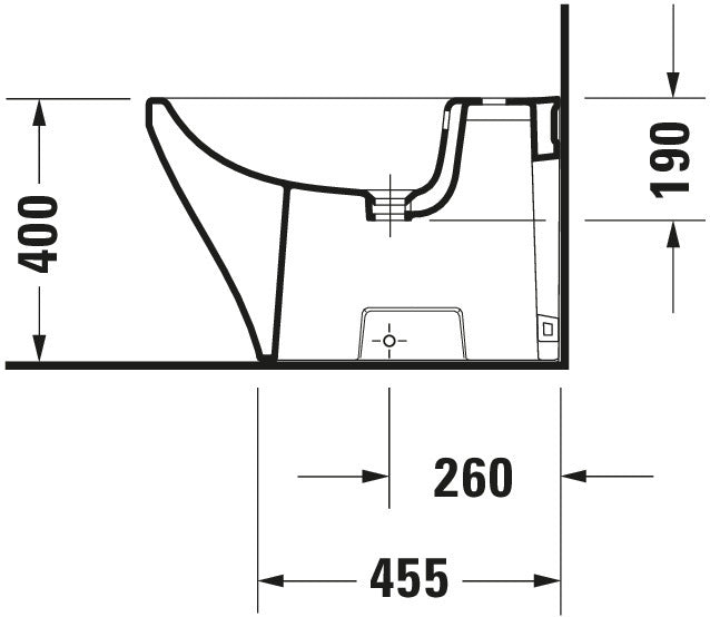 Duravit DuraStyle Floorstanding bidet
