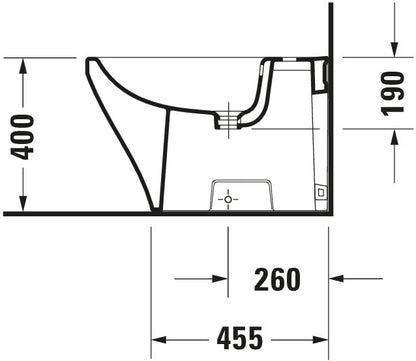 Duravit DuraStyle Floorstanding bidet