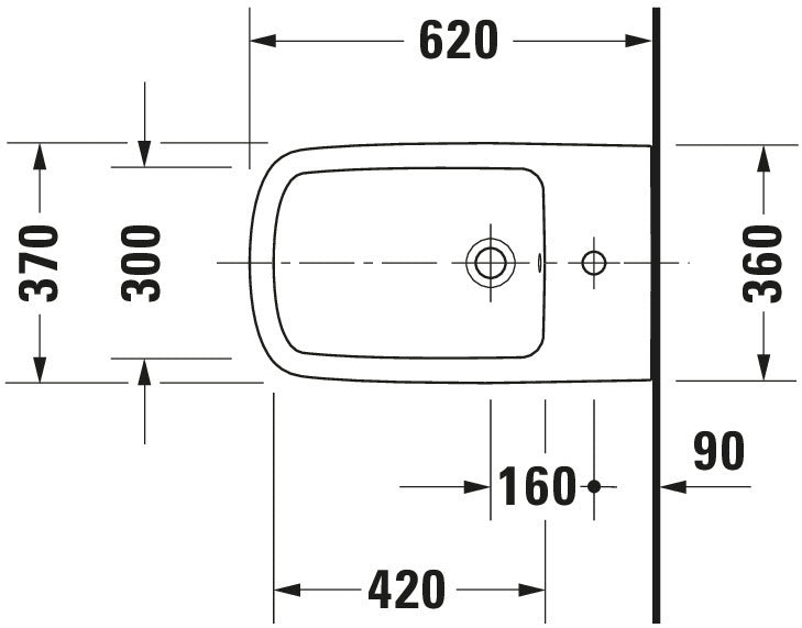 Duravit DuraStyle Wall-mounted bidet