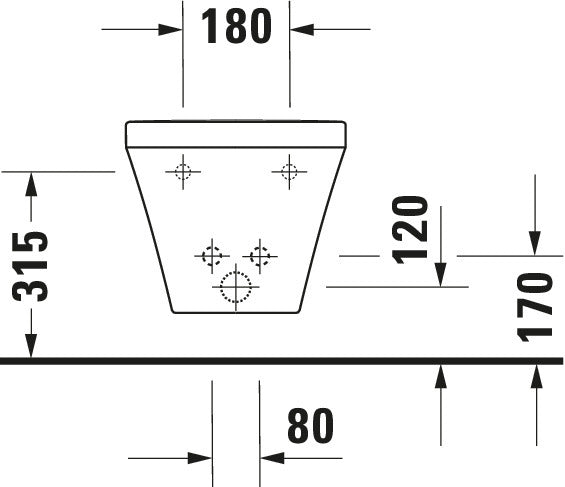 Duravit DuraStyle Wall-mounted bidet