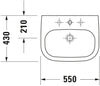 Duravit D-Code Washbasin