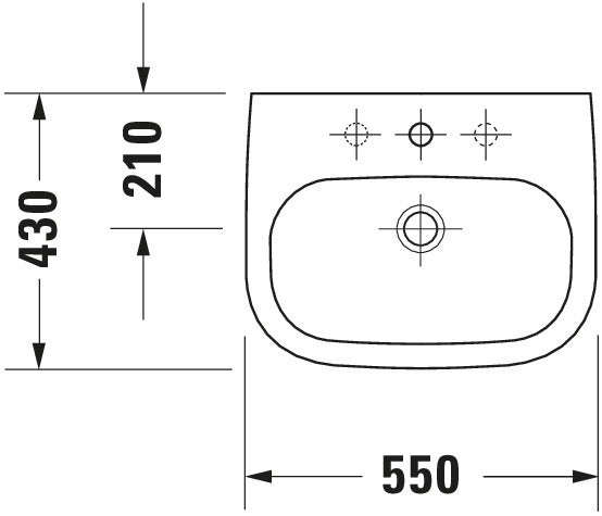 Duravit D-Code Washbasin