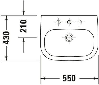 Duravit D-Code Washbasin