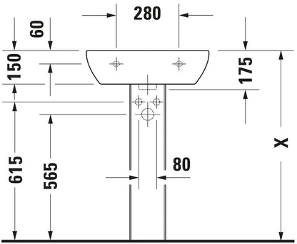 Duravit D-Code Washbasin