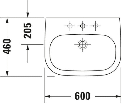Duravit D-Code Washbasin