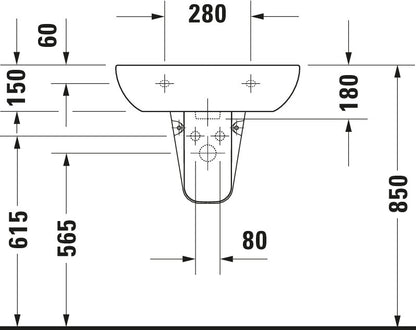 Duravit D-Code Washbasin