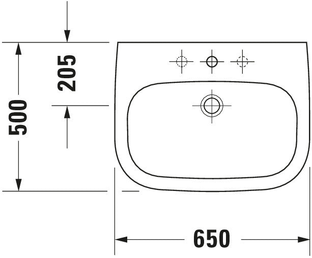 Duravit D-Code Washbasin