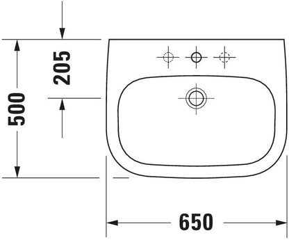 Duravit D-Code Washbasin