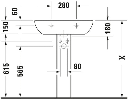 Duravit D-Code Washbasin