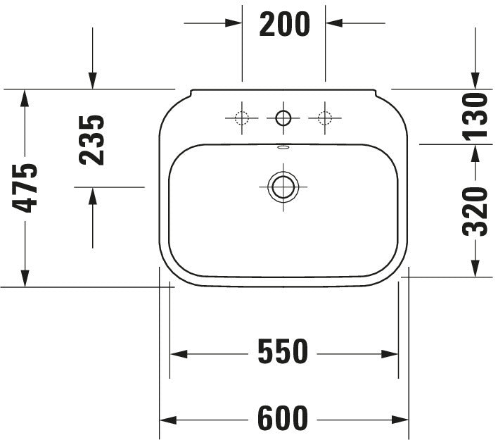 Duravit Happy D.2 Washbasin
