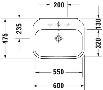 Duravit Happy D.2 Washbasin