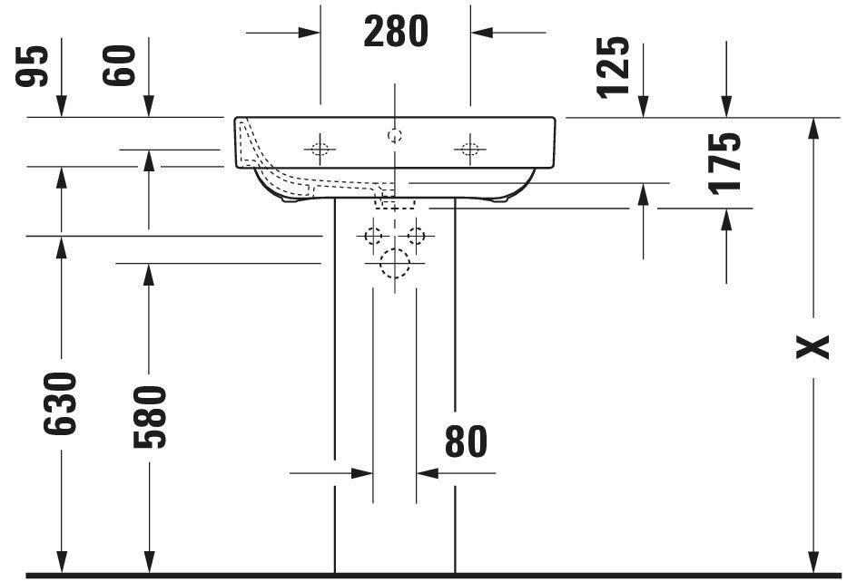Duravit Happy D.2 Washbasin