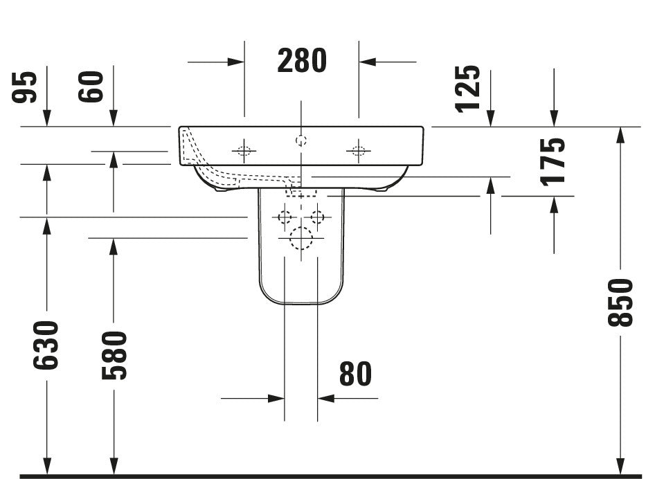 Duravit Happy D.2 Washbasin