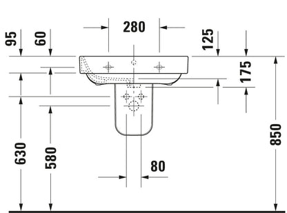 Duravit Happy D.2 Washbasin