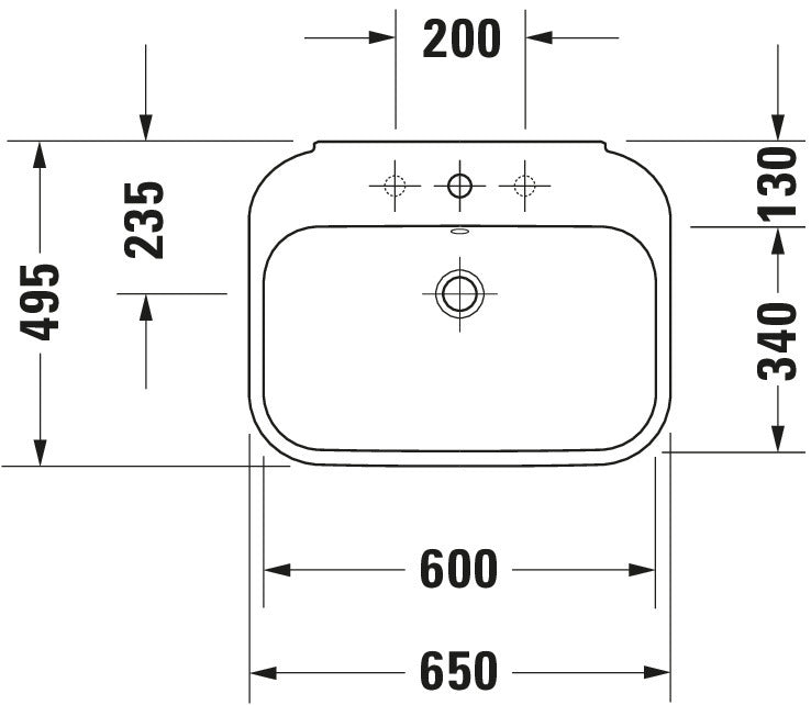 Duravit Happy D.2 Washbasin