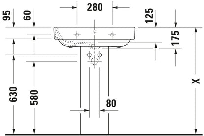 Duravit Happy D.2 Washbasin