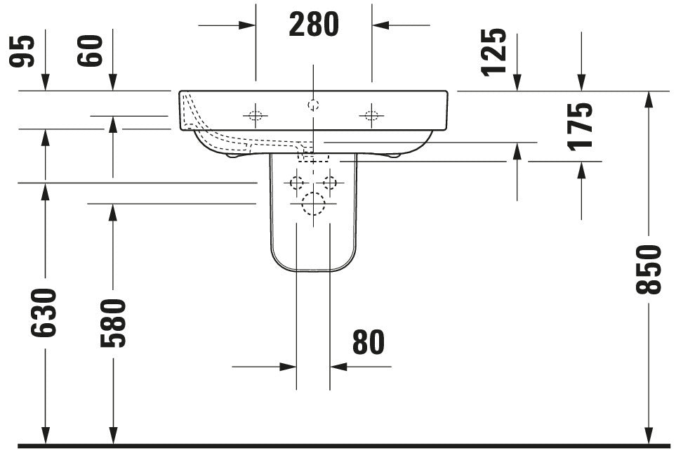 Duravit Happy D.2 Washbasin