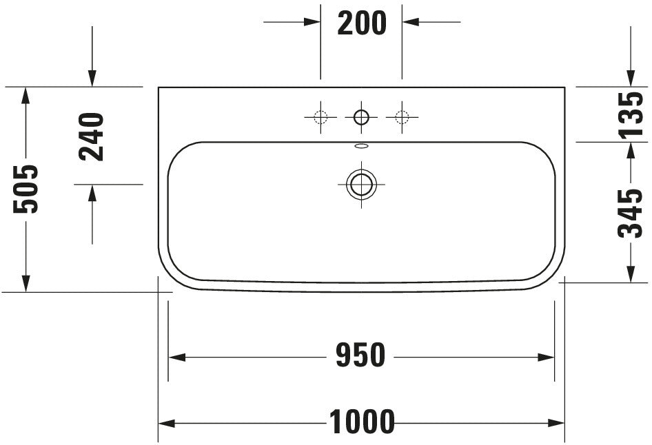 Duravit Happy D.2 Washbasin