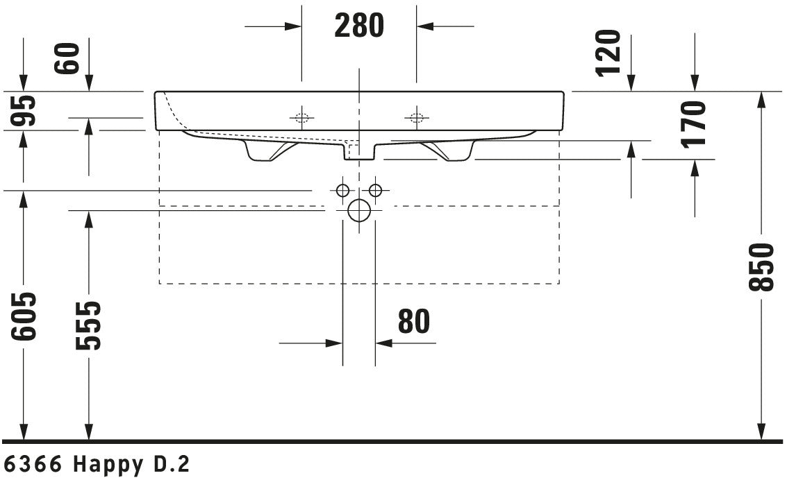 Duravit Happy D.2 Washbasin