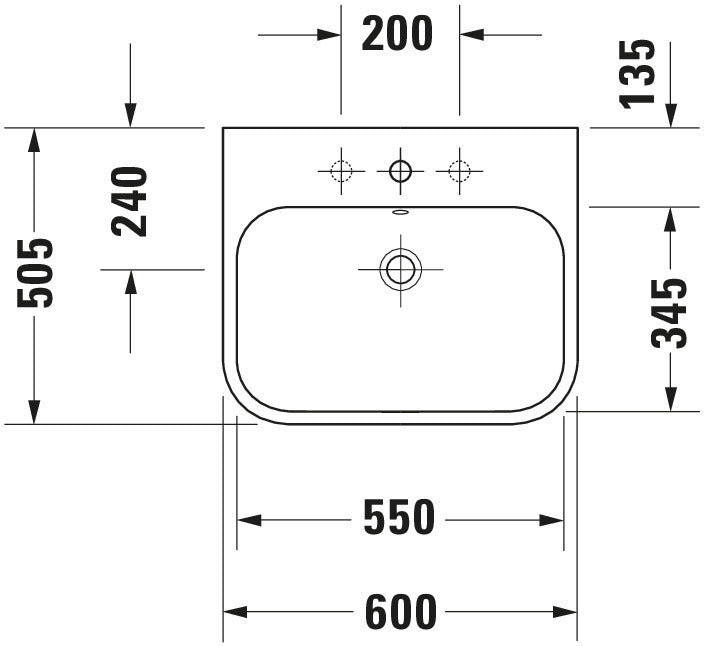 Duravit Happy D.2 Washbasin