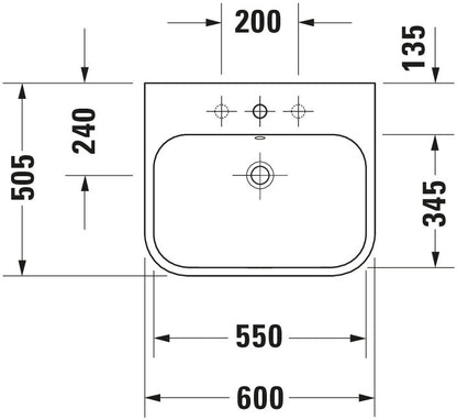 Duravit Happy D.2 Washbasin