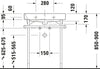 Duravit Happy D.2 Metal console