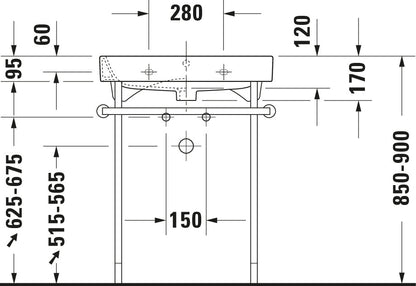 Duravit Happy D.2 Metal console