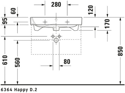 Duravit Happy D.2 Washbasin