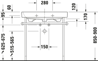 Duravit Happy D.2 Metal console