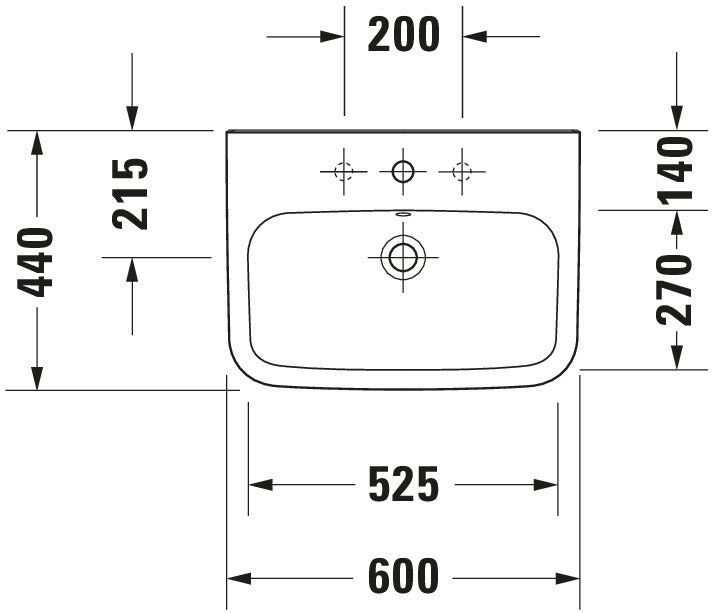 Duravit DuraStyle Washbasin