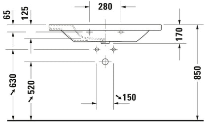 Duravit DuraStyle Washbasin