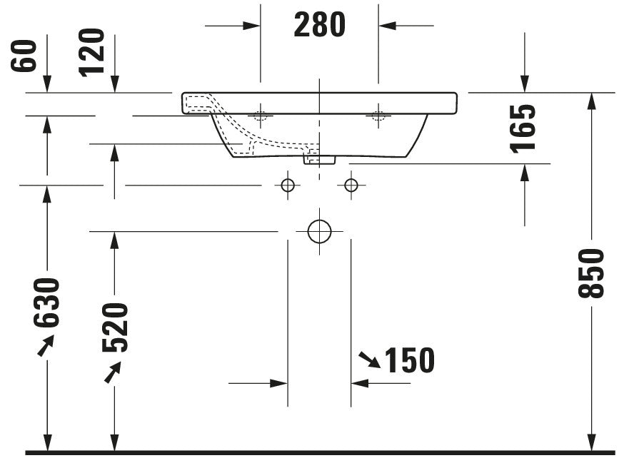 Duravit DuraStyle Washbasin