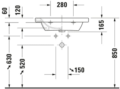 Duravit DuraStyle Washbasin