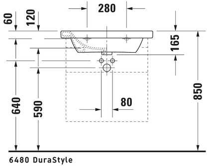 Duravit DuraStyle Washbasin
