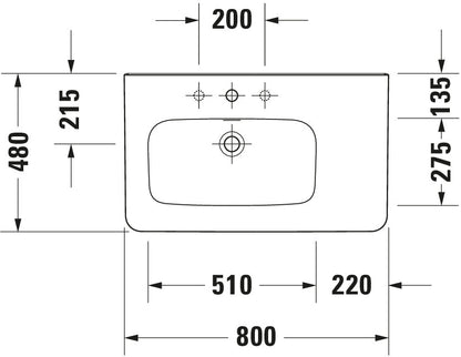 Duravit DuraStyle Washbasin