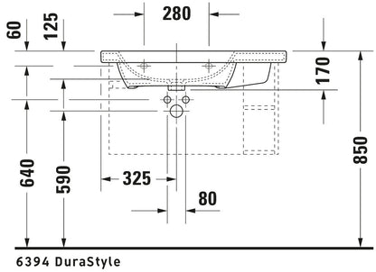 Duravit DuraStyle Washbasin