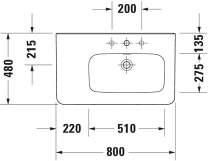 Duravit DuraStyle Washbasin